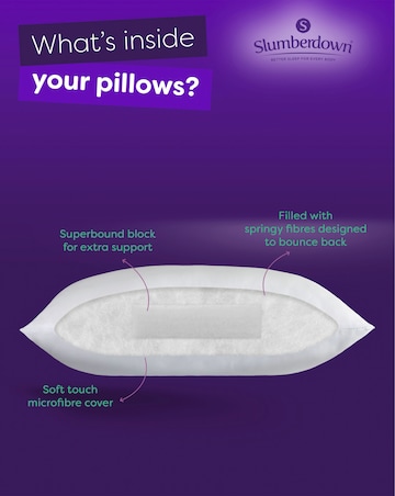 Slumberdown Super Support Cosy Nights 4 Pack Pillows
