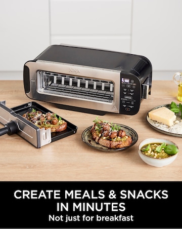 Ninja Foodi 3-in-1 Toaster Grill & Panini Press Black ST200UK
