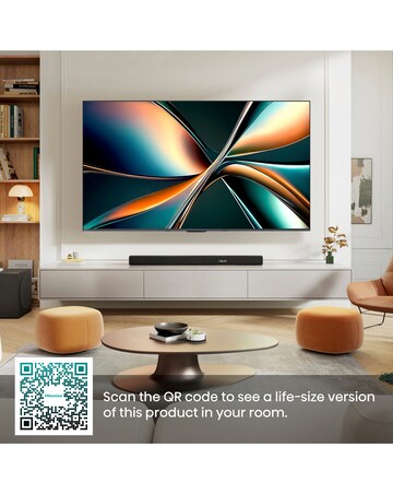 Hisense 55U7QTUK 55in Mini-LED 4K Ultra HD HDR Smart TV