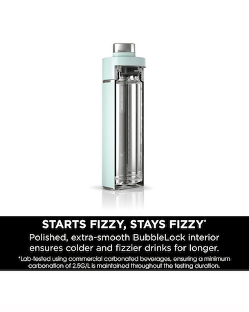 Ninja Thirsti Carbonated 20oz Bottle with Carbonation Lid in Mint