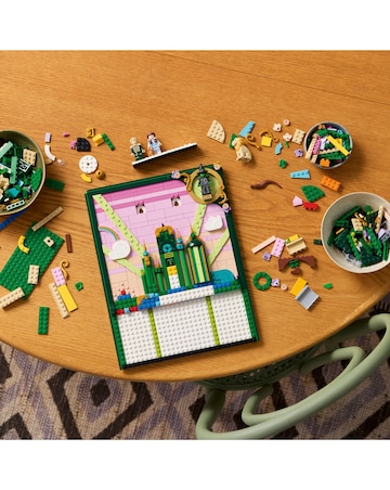 LEGO Wicked Emerald City Wall Art Aesthetic Fantasy Room Decor Gift 75685