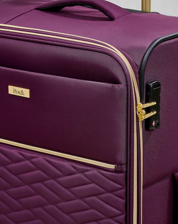 Rock Sloane Cabin Suitcase - Purple