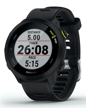Garmin Forerunner 55 GPS Running Smart Watch - Black