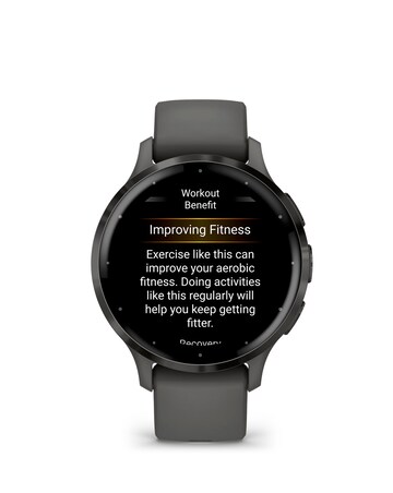 Garmin Venu 3S 41mm Smartwatch - Pebble Grey & Slate with Silicone Band