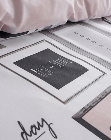 Catherine Lansfield Sleep Dreams Blush Duvet Set