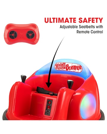 Xootz Kids Electric Bumper Car Ride-On - Red