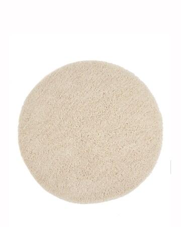 Chicago Light Neutrals Shaggy Circle Rug