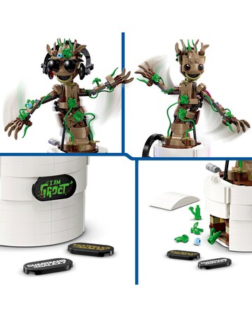 LEGO Marvel Dancing Groot Buildable Animated Toy 76297
