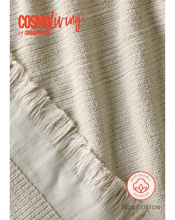 Cosmo Textured Cotton 4 Piece Towel Bale