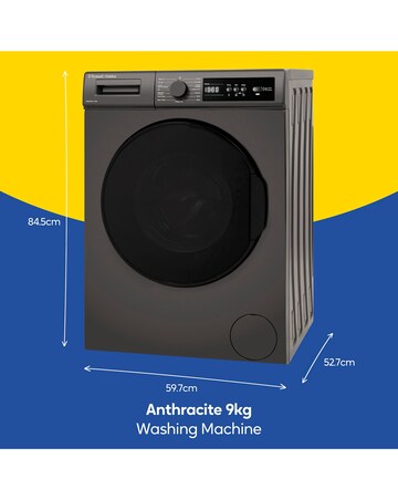 Russell Hobbs 8KG/1400RPM Washing Machine - Anthracite