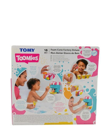 Tomy Toomies Foam Cone Factory Deluxe Bath Toy Set