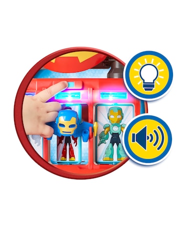 Marvel Iron Man and His Awesome Friends Playset Iron Quarters