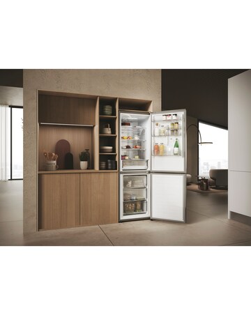 Haier Series 3 HDPW3618DNPK WiFi 185cm 60/40 Fridge Freezer Silver + Install
