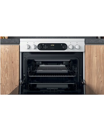 Hotpoint HDM67V9CMW/UK 60cm Electric Double Cooker + Installation