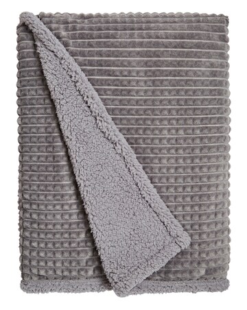 Waffle Fleece Throw