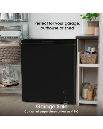 Abode A198CF0E1B 198L Chest Freezer - Black