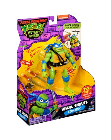 Teenage Mutant Ninja Turtles: Mutant Mayhem Shouts Figure - Leonardo