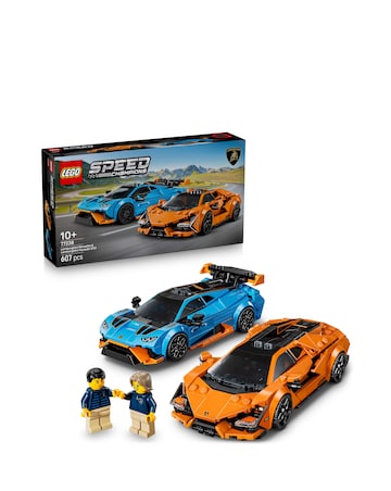LEGO Speed Champions Lamborghini Revuelto & Huracan STO Toy Car 77238