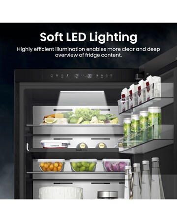 Hisense KitchenFit RB5K330GSFC Smart 60/40 Fridge Freezer - Black