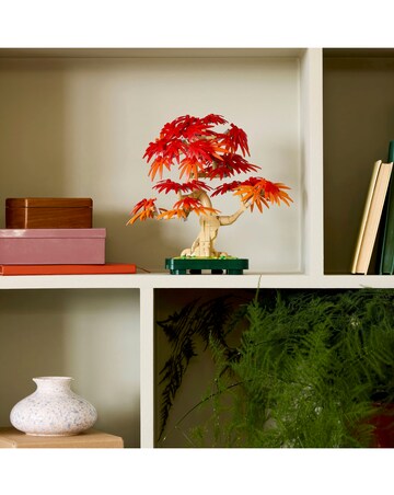 LEGO Botanicals Japanese Red Maple Bonsai Tree Plant Decor Building Kit 10348