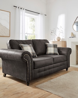 Oakland Faux Leather 3 Seater Sofa