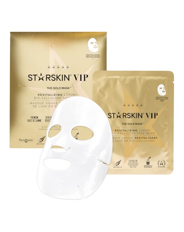 STARSKIN The Gold VIP Revitalising Luxury Coconut Bio-Cellulose Face Mask