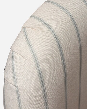 Julipa Everly Stripe Bed Frame with 3 Layer Memory Foam Hybrid Mattress