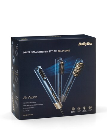 BaByliss Air Wand Hair Dryer, Styler and Straightener All-in-One AS6550U