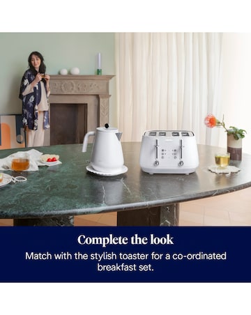 De'Longhi Eclettica KBY3001.W White Kettle