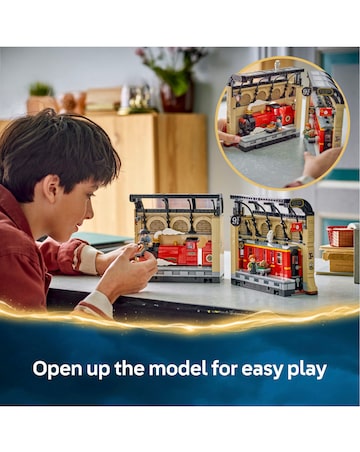 LEGO Harry Potter Book Nook: Hogwarts Express, Magical Toy for Kids 76450