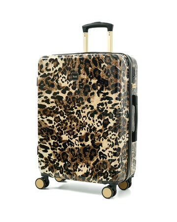 Rock Savannah Leopard Medium Suitcase