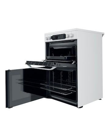 Hotpoint HDM67V9CMW/UK 60cm Electric Double Cooker + Installation