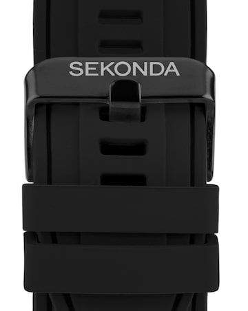 Sekonda Active Plus 45mm Black Rubber Dual Strap Smart Watch