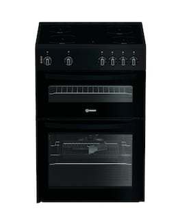 Indesit IDE6VMB 60cm Electric Double Cooker with Ceramic Hob Installation