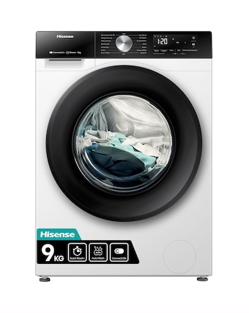 Hisense 3S Series WF3S9043BW3 WiFi-enabled 9kg 1400 Spin Washing Machine - White