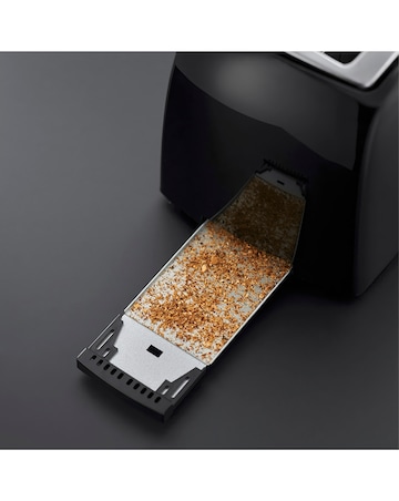 Russell Hobbs 21641 Textures 2 Slice Black Toaster