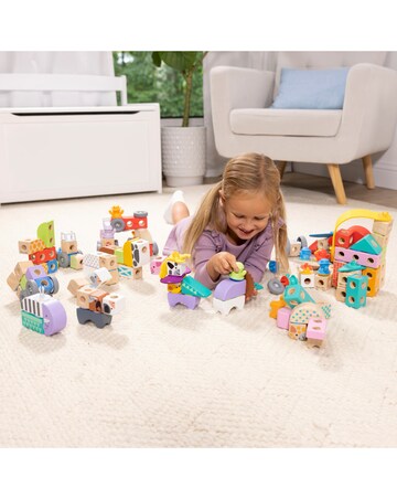 Melissa & Doug Blockables Town Play Set