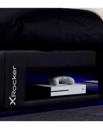 X Rocker Single Cerberus Twist TV Bed - Blue