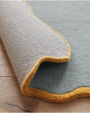 Scalloped Elsie Hand-Tufted Woollen Rug
