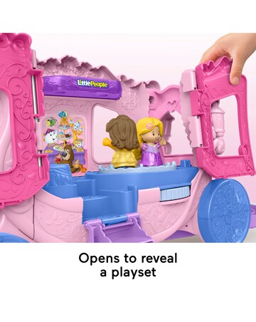 Fisher-Price Little People Disney Princess Pull-Along Musical Carriage