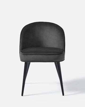 Hale Dining Table with 6 Emilie Velvet Chairs