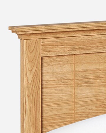 Julipa Ashford Wooden Bed with 3 Layer Memory Foam Hybrid Mattress