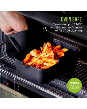 Tower Set of 2 Rectangular Air Fryer Trays