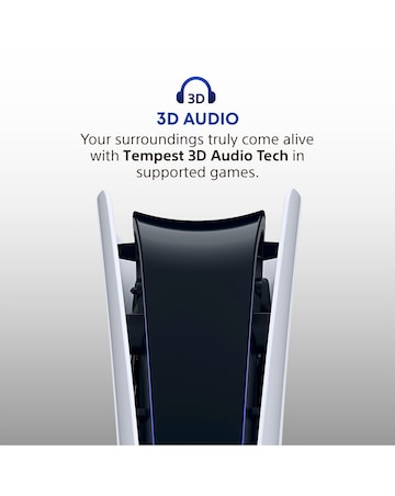 PlayStation 5 Digital & White Dualsense Controller Bundle