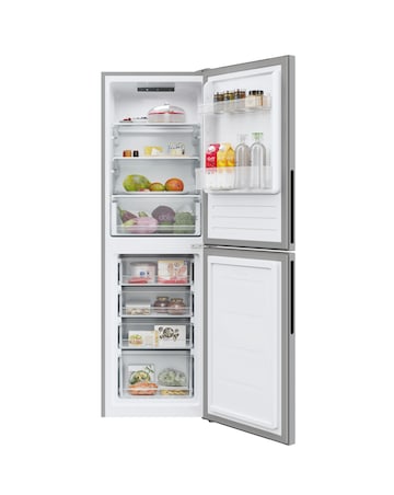 Hoover HOCT3L517ESK-1 55 x 175cm Low Frost Fridge Freezer - Silver