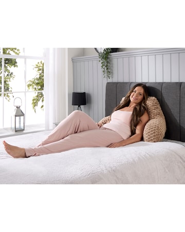 Chunky Waffle Faux Fur Cuddle Cushion