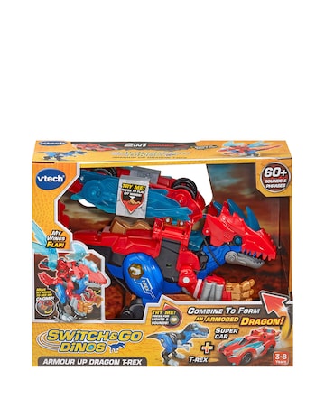 VTech Switch & Go Dinos Armour Up T-Rex Dragon