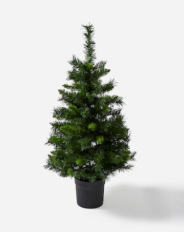 Pre-Lit Malmo Pre-Lit Pine 3FT Christmas Tree