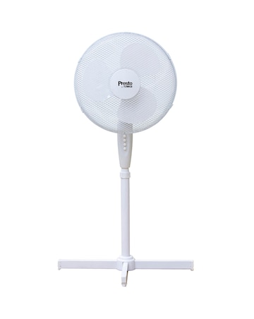Tower 16 Inch Oscillating White Stand Fan