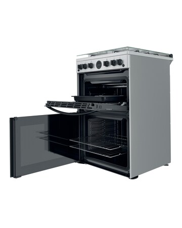 Indesit ID67G0MCX/UK 60cm Gas Double Cooker + Installation